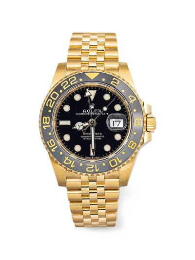 Pre-owned Rolex Gmt-master Ii 40mm Watch In Black