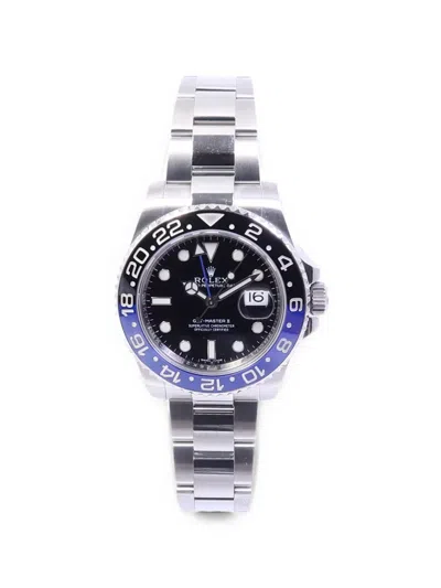 Pre-owned Rolex Gmt-master Ii 40mm Watch In Black