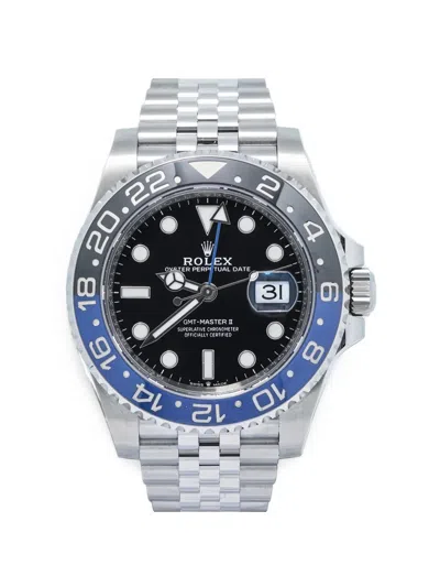 Pre-owned Rolex Gmt-master Ii 40mm Watch In Black