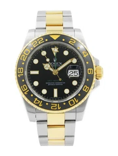 Pre-owned Rolex Gmt-master Ii Watch, 40mm In Multi