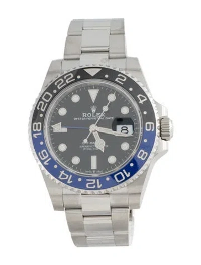 Pre-owned Rolex Gmt-master Ii Watch, 40mm In Multi