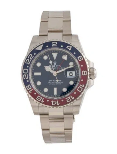 Pre-owned Rolex Gmt-master Ii Watch, 40mm In Multicolor