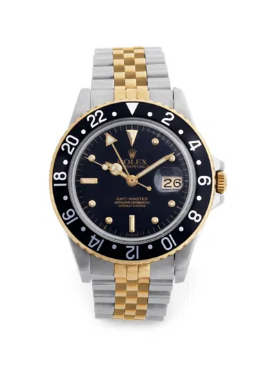 Pre-owned Rolex Gmt-master Jubilee 40mm Watch In 黑色