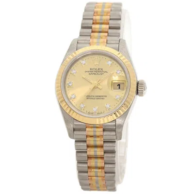 Pre-owned Rolex Gold (18k) Wristwatch () In Multi