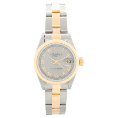 Pre-owned Rolex Ladies Datejust 2-tone Watch 69163 In Multi