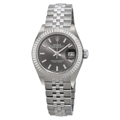 Rolex Lady- Datejust Rhodium Dial Automatic Ladies Jubilee Watch 279174rsj In Metallic