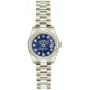 ROLEX ROLEX LADY-DATEJUST 26 BLUE DIAL 18K WHITE GOLD PRESIDENT AUTOMATIC LADIES WATCH 179179BLDP