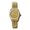 ROLEX ROLEX LADY-DATEJUST 26 CHAMPAGNE DIAL 18K YELLOW GOLD PRESIDENT AUTOMATIC LADIES WATCH 179138CRP
