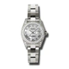 ROLEX ROLEX LADY DATEJUST 26 MOTHER OF PEARL DIAL 18K WHITE GOLD OYSTER BRACELET AUTOMATIC WATCH 179159MRO