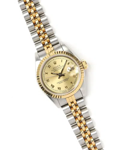 Rolex Lady-datejust 26mm 1987 Watch In Silver