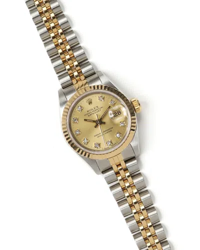 Rolex Lady-datejust 26mm 1988 Watch In Multi