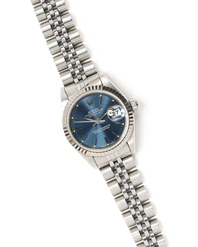 Rolex Lady-datejust 26mm 1990 Watch In Metallic