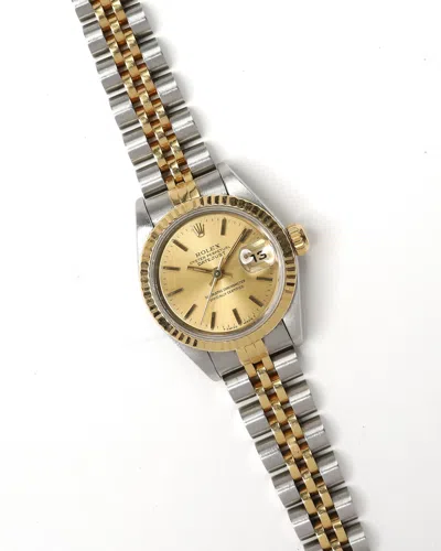Rolex Lady-datejust 26mm 1993 Watch In Gold