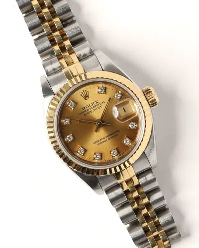 Rolex Lady-datejust 26mm 1993 Watch In Multi