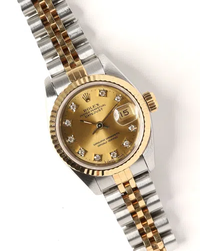 Rolex Lady-datejust 26mm 1993 Watch In Multi