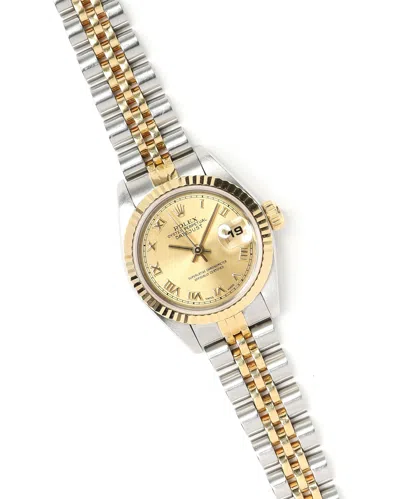 Rolex Lady-datejust 26mm 1996 Watch In Multi