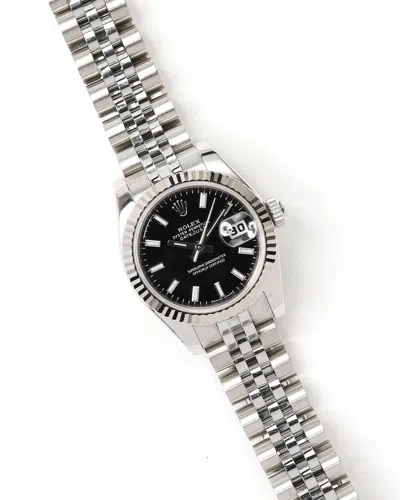 Rolex Lady-datejust 26mm Full Set 2007 Watch In Silver