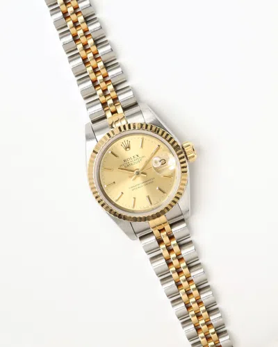 Rolex Lady-datejust 26mm Ref 69173 1991 Watch In Multi