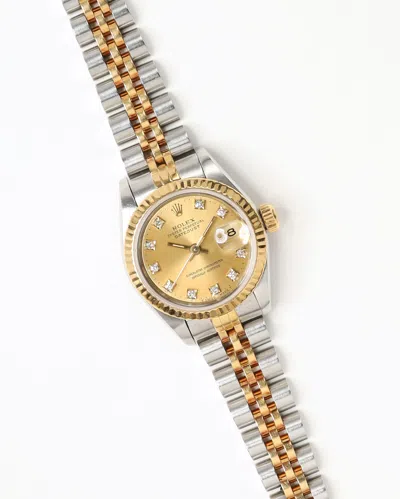 Rolex Lady-datejust 26mm Ref 69173 1993 Watch In Gold