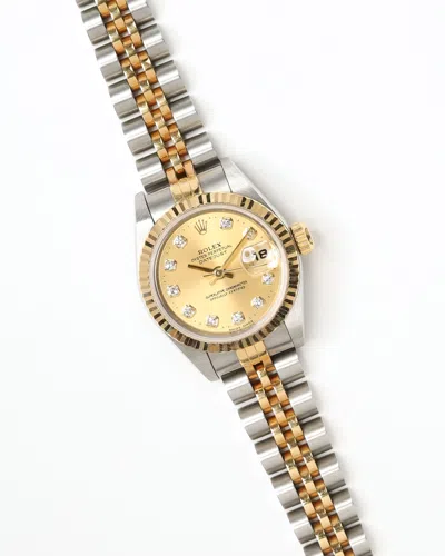 Rolex Lady-datejust 26mm Ref 69173 1996 Watch In Multi