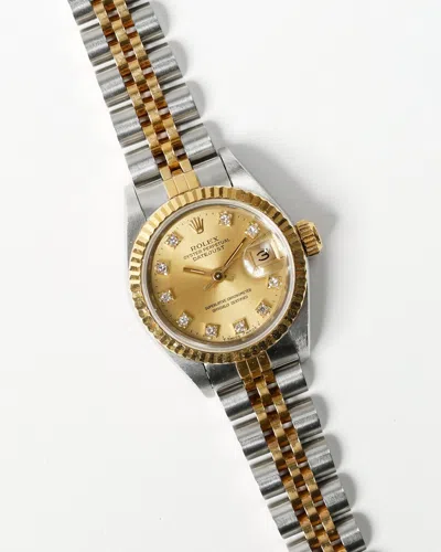 Rolex Lady-datejust 26mm Ref 69173 Diamond Dial 1991 Watch