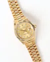 Rolex Lady-datejust 26mm Ref 69178 18k Gold Diamond Dial Watch