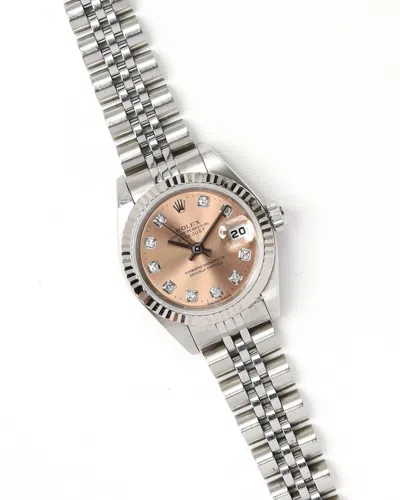 Rolex Lady-datejust 26mm Ref 79174 2000 Watch In Metallic