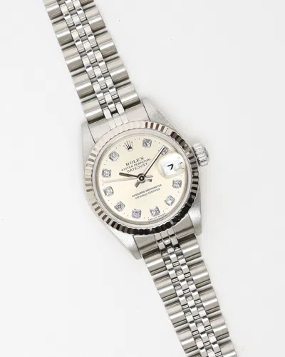 Rolex Lady-datejust 26mm Ref 79174 Full Set Diamond Dial Mint Watch