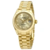 ROLEX ROLEX LADY-DATEJUST 28 CHAMPAGNE DIAL 18K YELLOW GOLD PRESIDENT AUTOMATIC LADIES WATCH 279178CDP