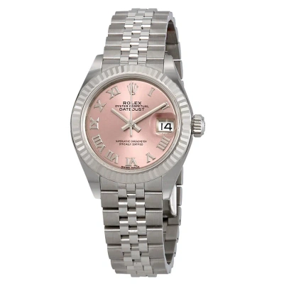 Rolex Lady Datejust Automatic Pink Dial Ladies Jubilee Watch 279174prj In Metallic