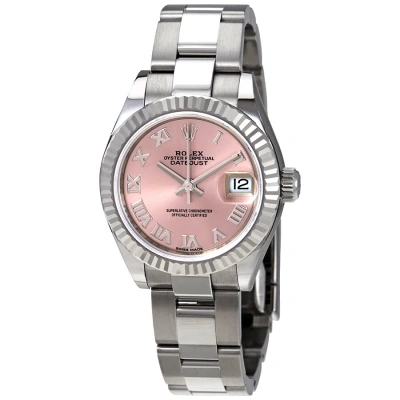 Rolex Lady Datejust Automatic Pink Dial Ladies Oyster Watch 279174pro In Multi