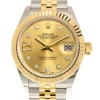 ROLEX ROLEX LADY DATEJUST CHAMPAGNE DIAMOND DIAL AUTOMATIC STEEL AND 18KT YELLOW GOLD ROLEX JUBILEE WATCH 