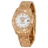 ROLEX ROLEX LADY-DATEJUST PEARLMASTER MOTHER OF PEARL DIAL 18K EVEROSE GOLD AUTOMATIC LADIES WATCH 80315WD