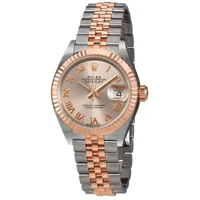 Rolex Lady Datejust Sundust Dial Automatic Ladies Watch 279171snrj In Multi