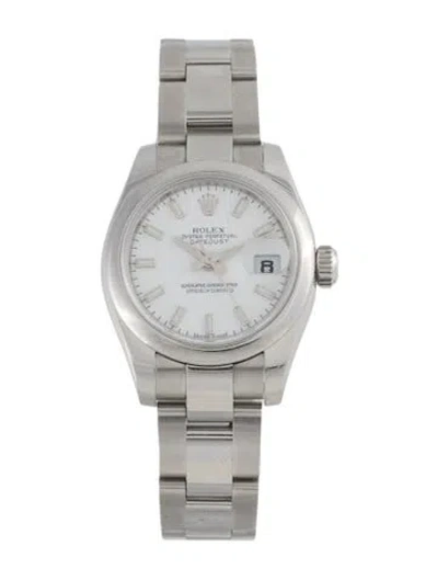 Pre-owned Rolex Lady Datejust Watch, 26mm In Multi
