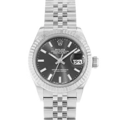 Pre-owned Rolex Lady Datejust Watch, 28mm In Multi