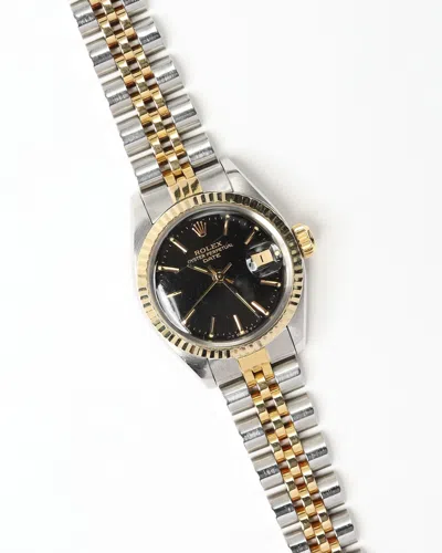 Rolex Lady-oyster Perpetual 26mm Ref 6917 Full Set 1983 Watch In Multi