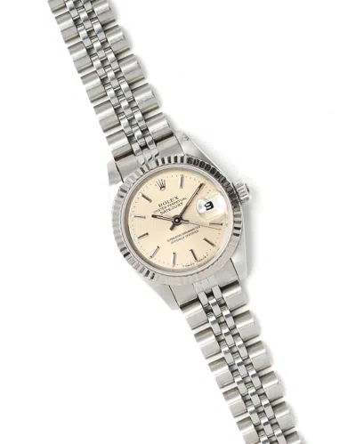 Rolex Lady-datejust 26mm 1996 Watch In Metallic