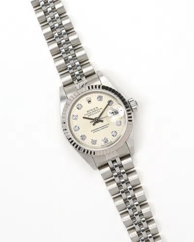 Rolex Lady-datejust 26mm Full Set 2001 Watch In White