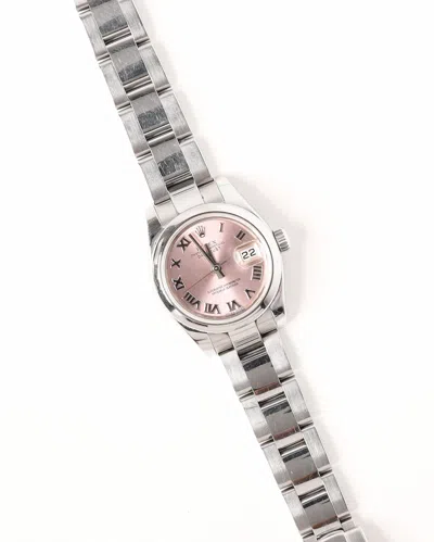 Rolex Lady-datejust 26mm Ref 179160 Watch In Metallic