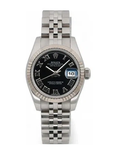 Pre-owned Rolex Lady-datejust Watch, 26mm In Multi