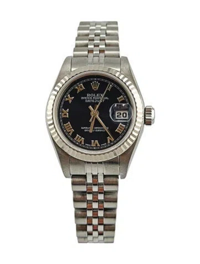 Pre-owned Rolex Lady-datejust Watch, 26mm In Multi