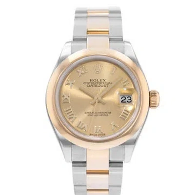 Pre-owned Rolex Lady-datejust Watch, 28mm In Multi