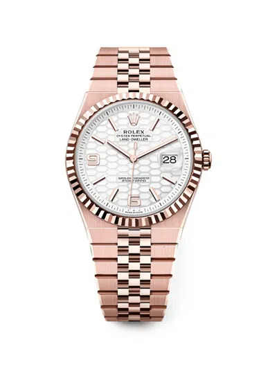 Pre-owned Rolex Land-dweller 40mm Watch In White