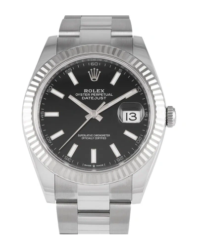 Rolex Men's Datejust Watch, Circa 2023 (authentic ) In Metallic