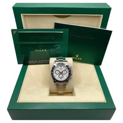 Pre-owned Rolex New 2024  Daytona Steel Ceramic Newest Style Black Dial Watch 126500ln