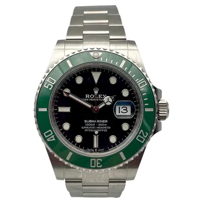 Pre-owned Rolex New Oyster Perpetual  Submariner Kermit 40mm In Multi
