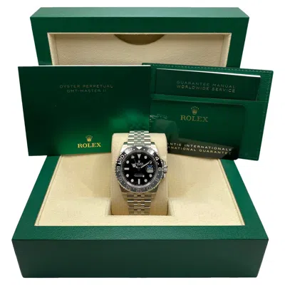 Pre-owned Rolex New Release  Gmt-master Ii 40mm Bruce Wayne Jubilee Watch 126710 In Multi