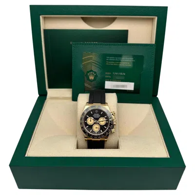 Pre-owned Rolex New  Daytona 126518ln 18k Yellow Gold Paul Newman Dial Watch Box Papers