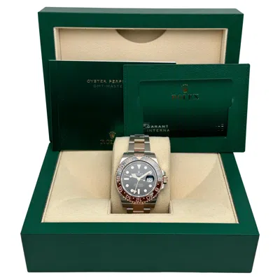 Pre-owned Rolex New  Gmt-master Ii 126711chnr Everose Gold Root Beer Watch B&p In Multi